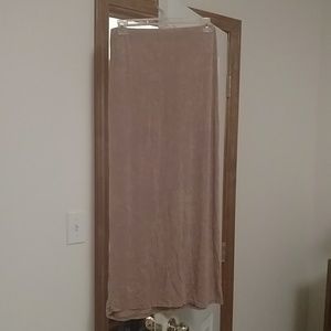 NWOT tan maxi skirt